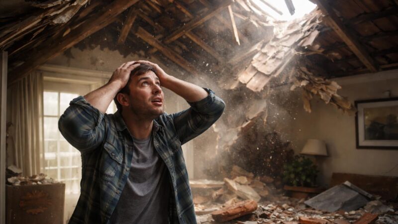 Sonhar com Telhado Caindo: Entenda o Impacto e Significados